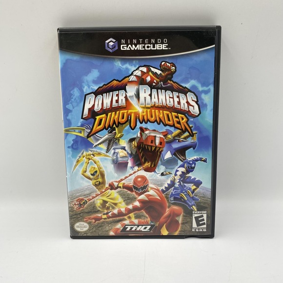 Other - Vintage Power‎ Rangers Dino Thunder Nintendo GameCube Video Game Case Disc THQ